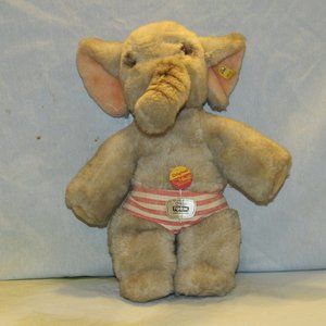 Vintage STEIFF Eli Bury Elephant 16” Tall